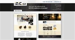 Desktop Screenshot of izic.cz